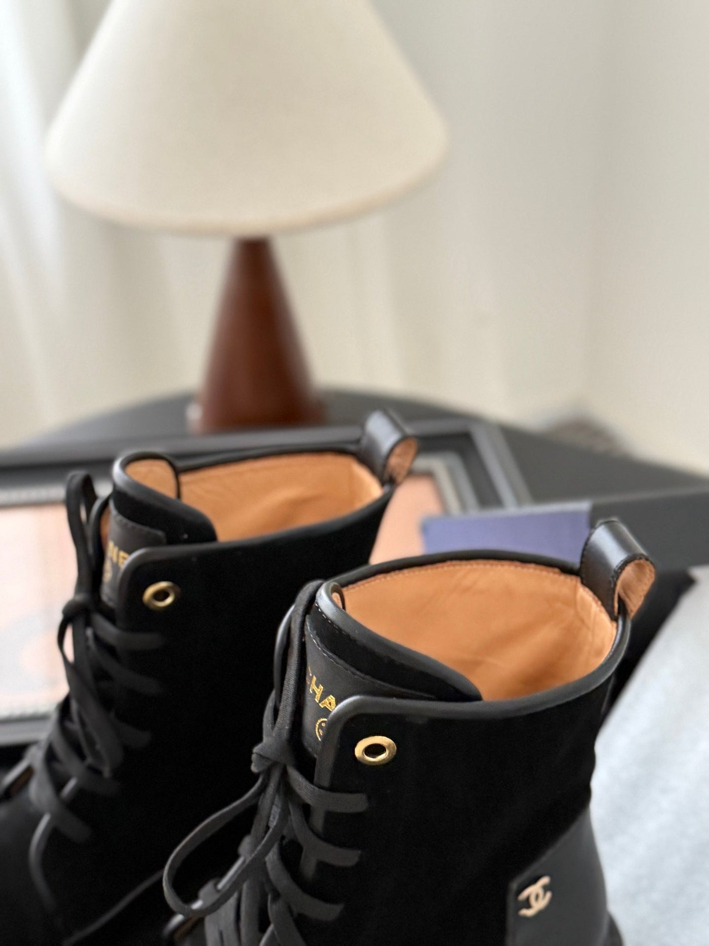 CC 25 ankle boots black suede sheepskin 458767 - Product Image 5