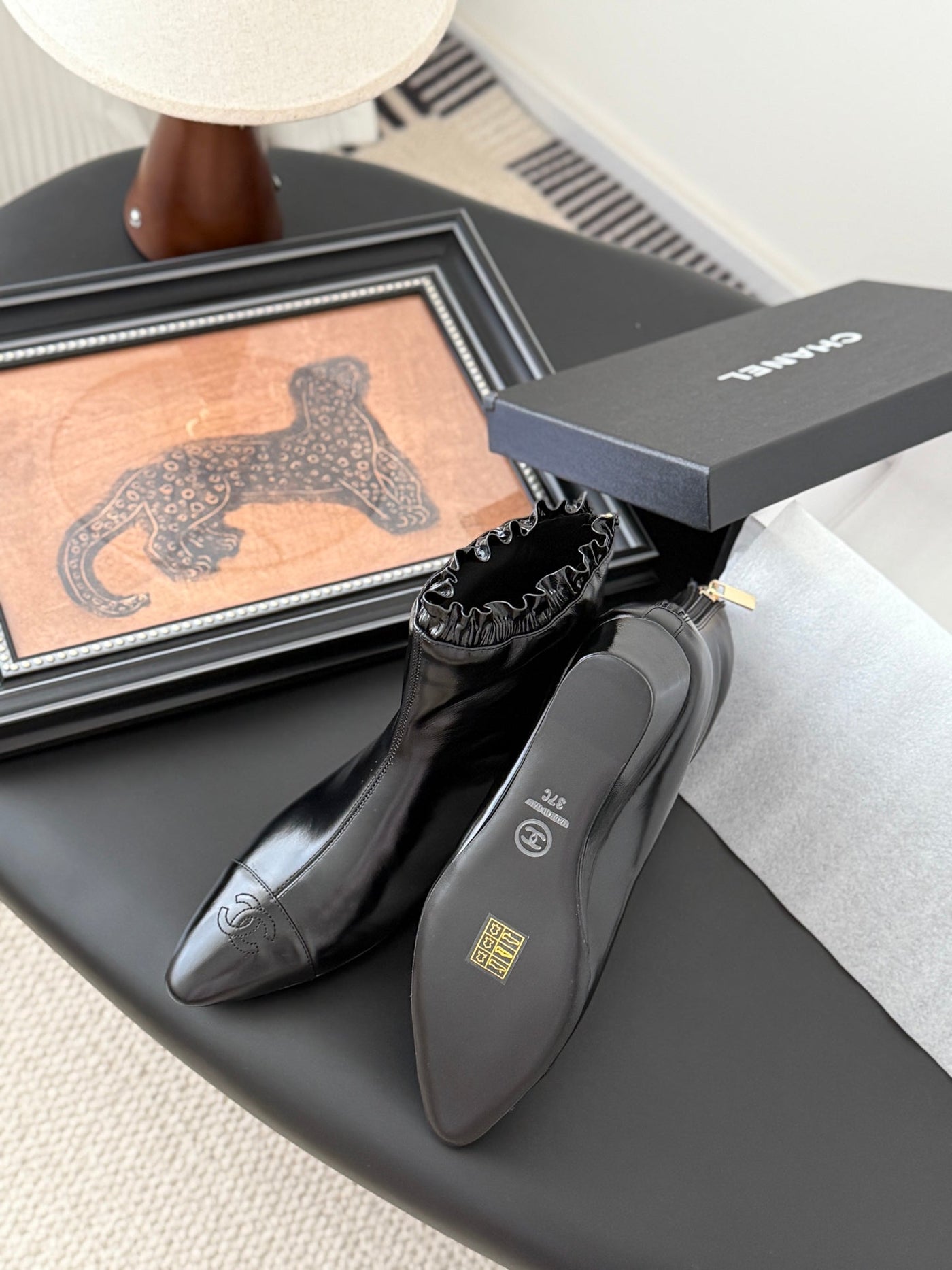 CC 25 Mary Jane boots black patent sheepskin 458772 - Product Image 3