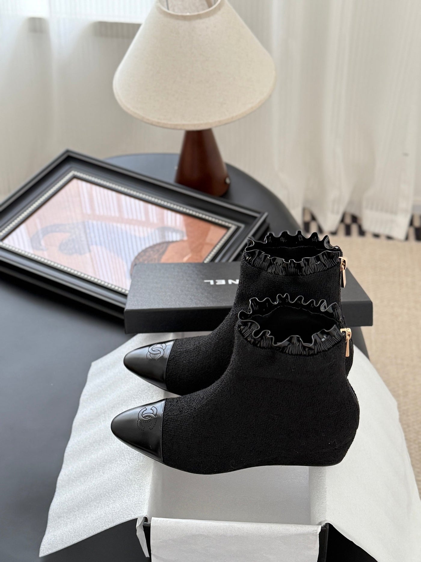 CC 25 Mary Jane boots black canvas 458773 - Product Image 7