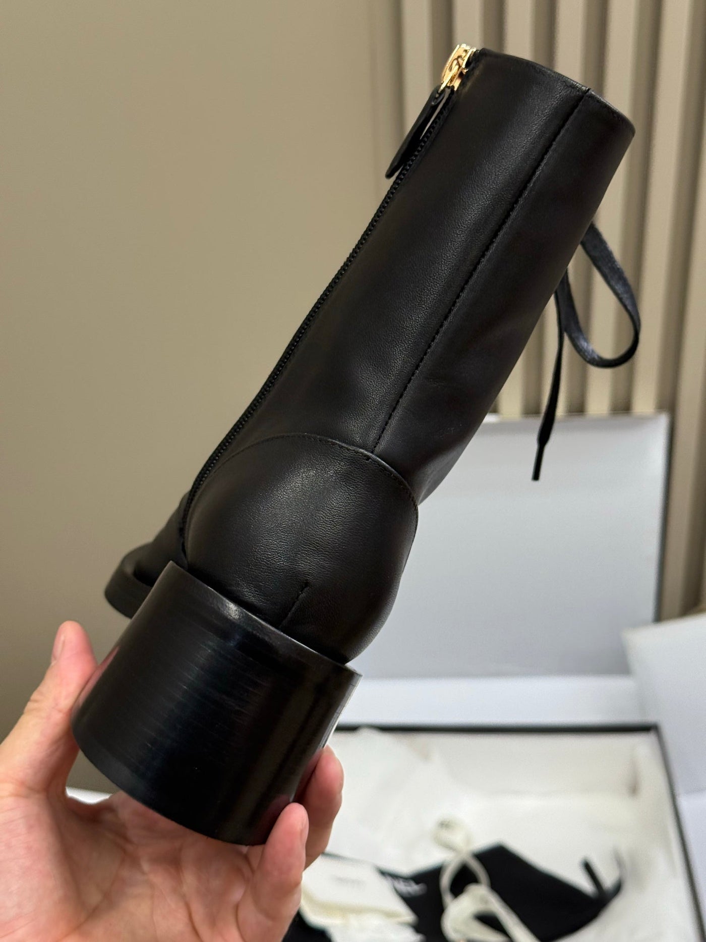 CC 25 Martin Boot Black Calfskin 408584 - Product Image 3
