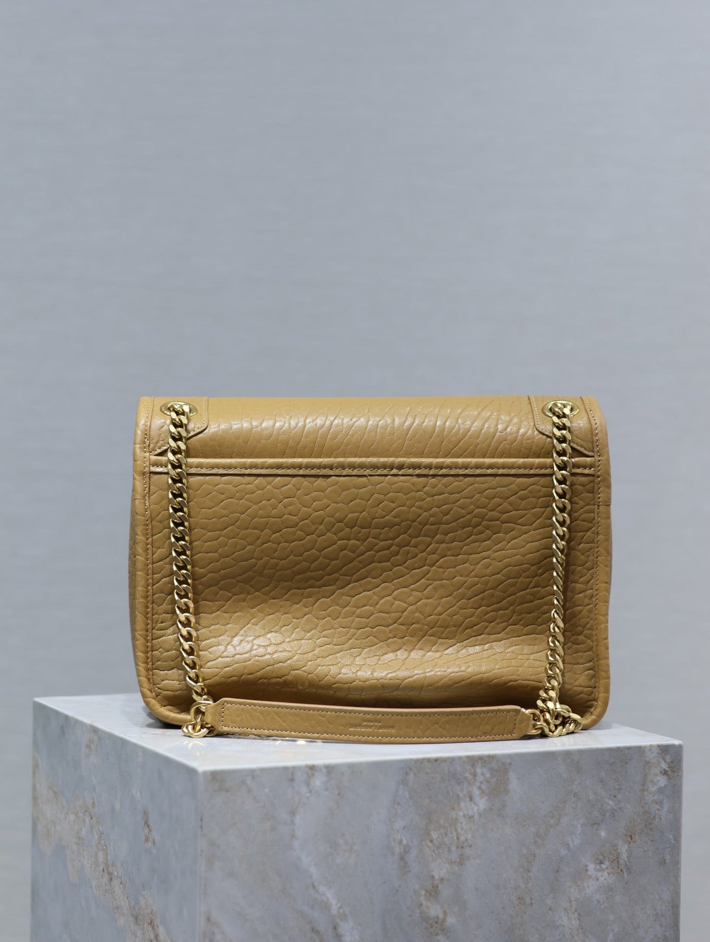 NIKI MEDIUM 28 IN DIJON YELLOW ELEPHANT PATTERN LAMBSKIN - Product Image 5