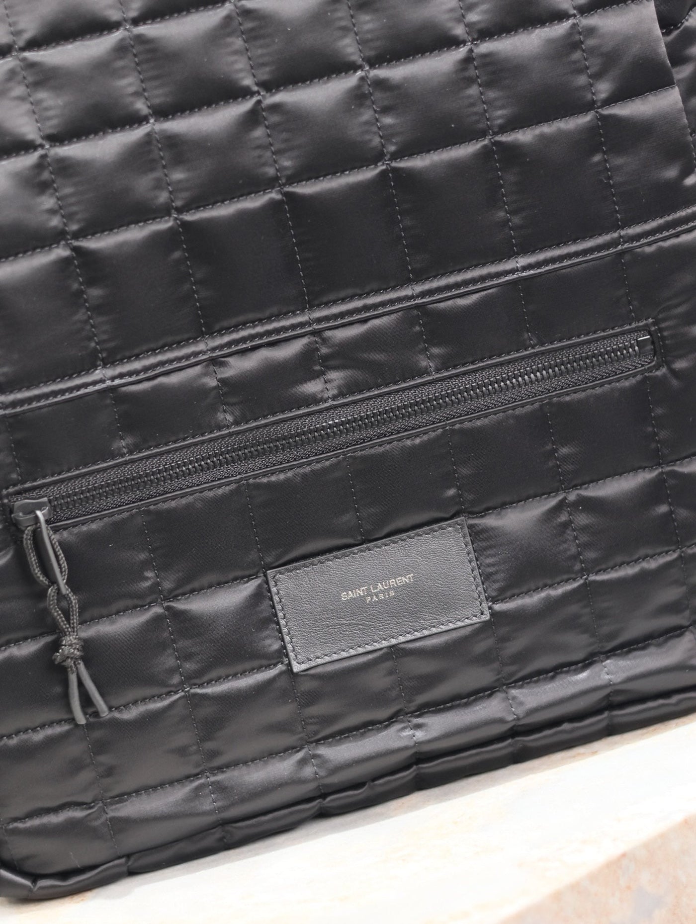 BACKPACK 37 IN BLACK PLAID NYLON - Product Image 9