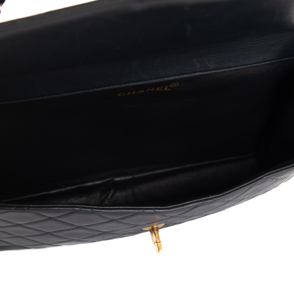 Chanel Navy Jumbo Double Sided Classic Flap Bag - Product Image 6