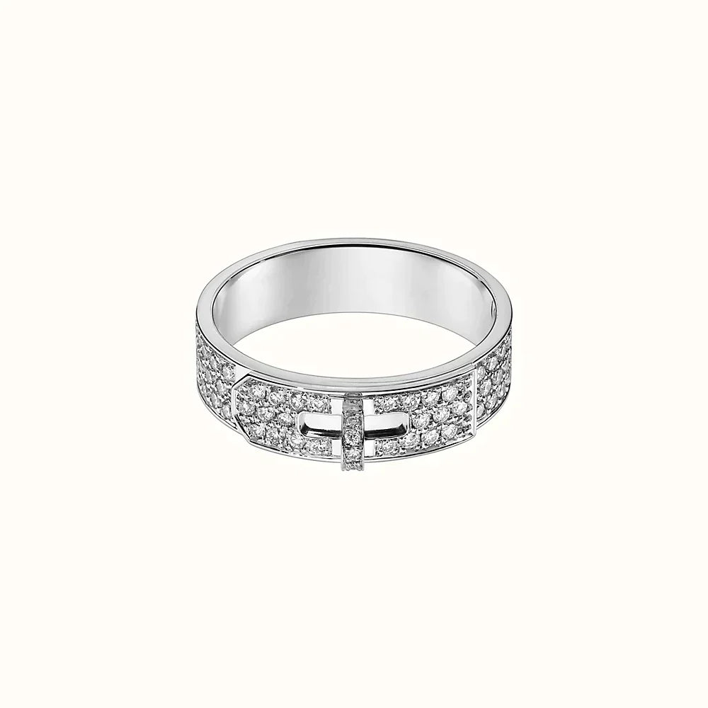 KELLY SILVER DIAMOND RING | Studio Nafay
