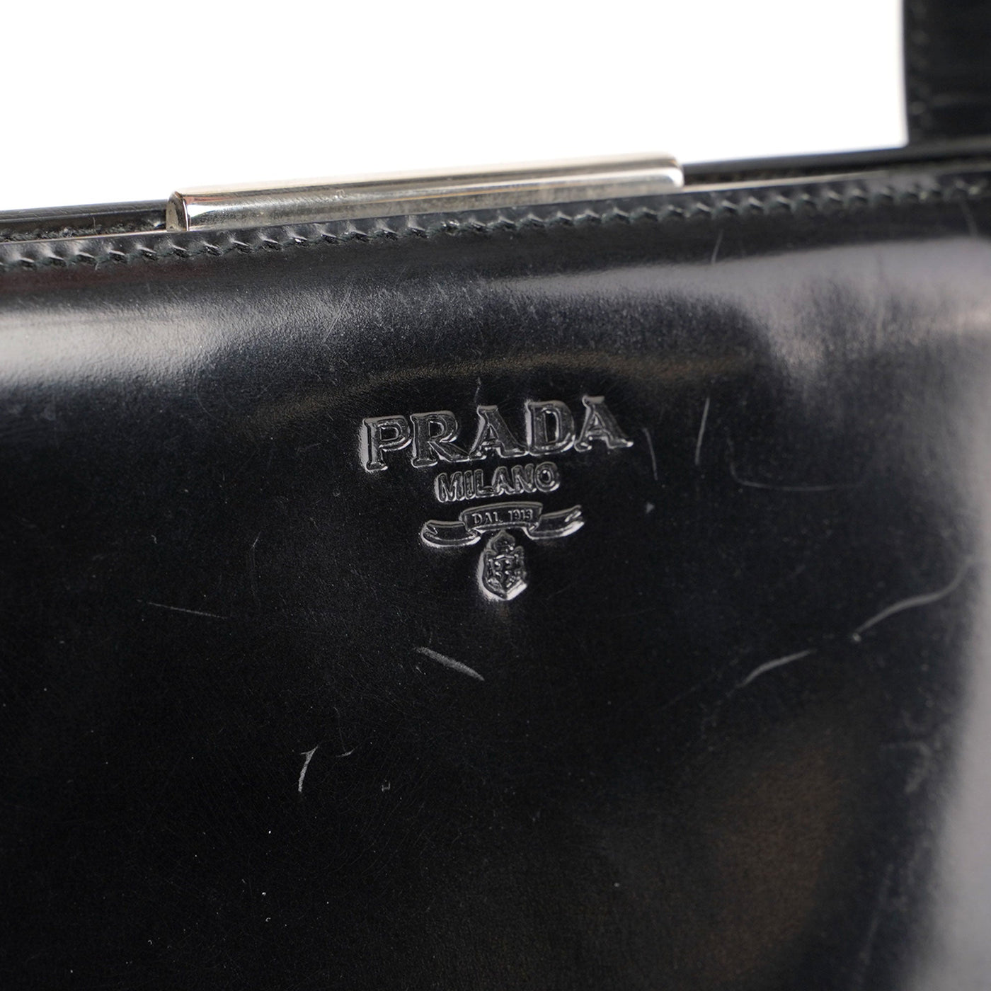 Black Spazzolato Clutch Tote Bag - Product Image 6