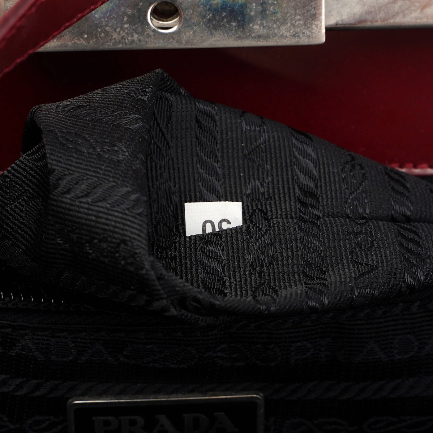 Burgundy Spazzolato Clutch Tote Bag - Product Image 17