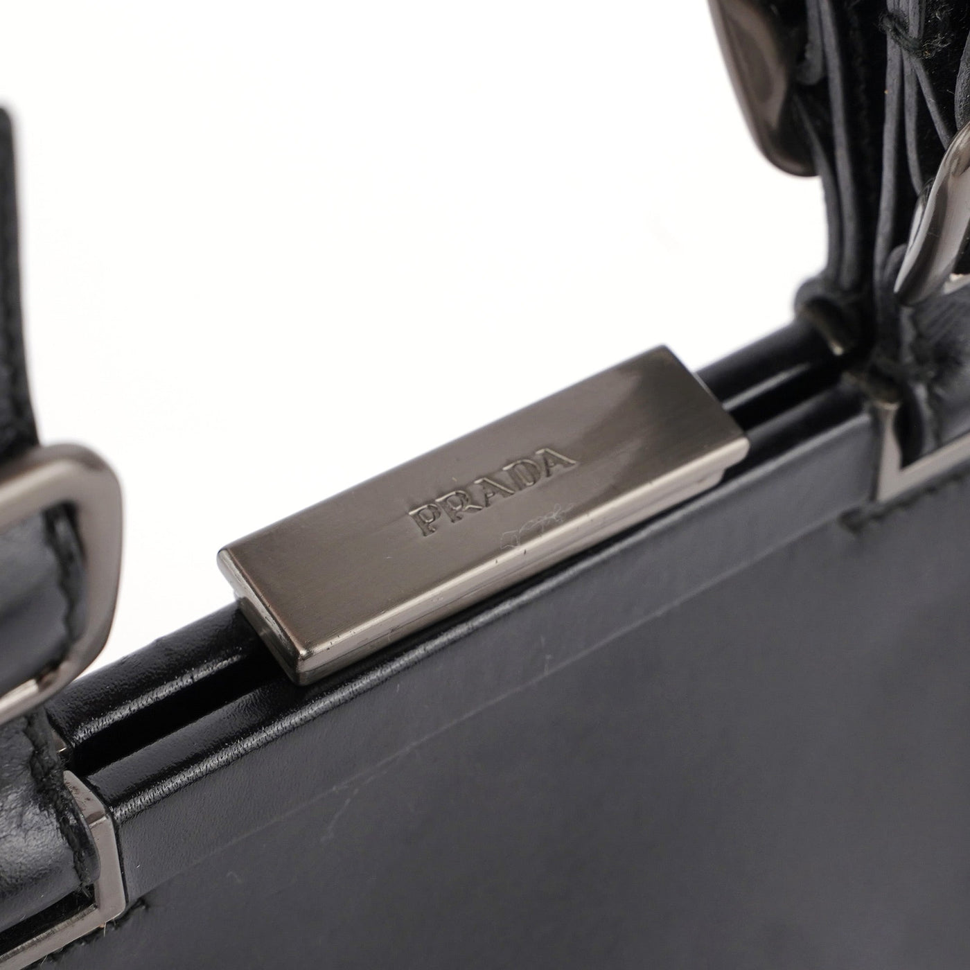 Black Calfskin Clutch Tote Bag - Product Image 7