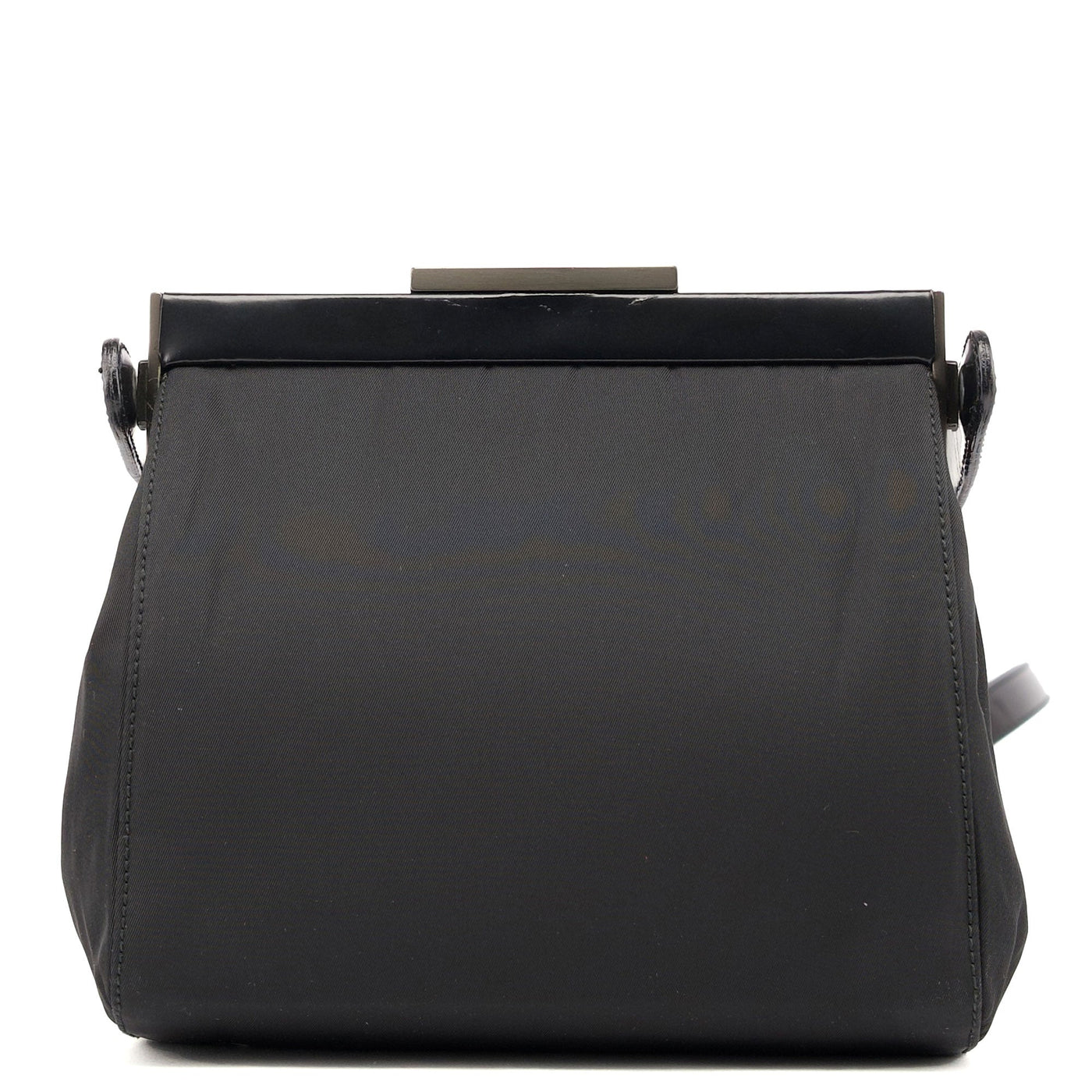Black Tessuto Nylon Clutch Shoulder Bag - Product Image 4