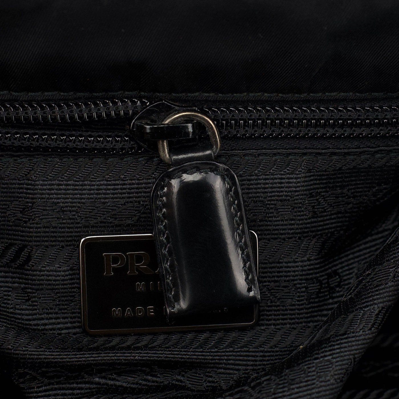 Black Tessuto Nylon Clutch Shoulder Bag - Product Image 9