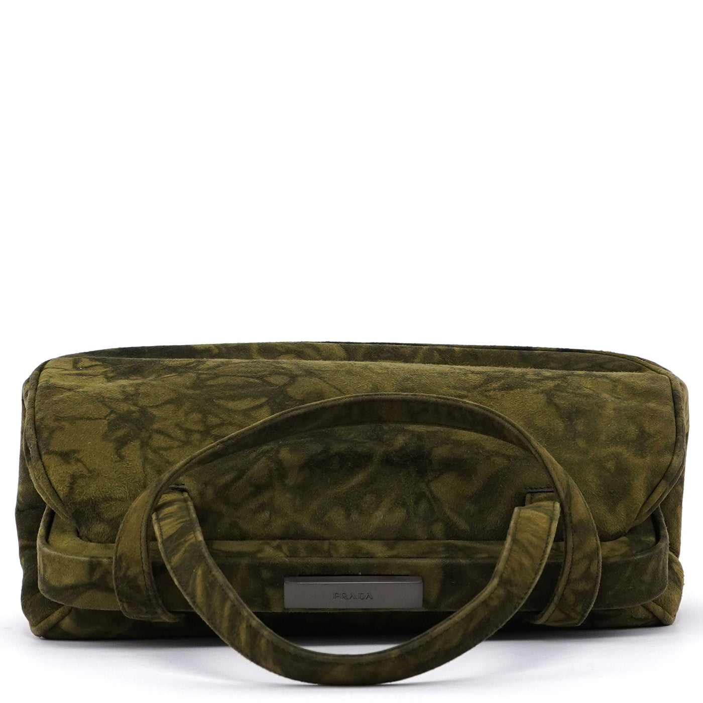 Green Tie Dye Suede Clutch Bag - Product Image 4