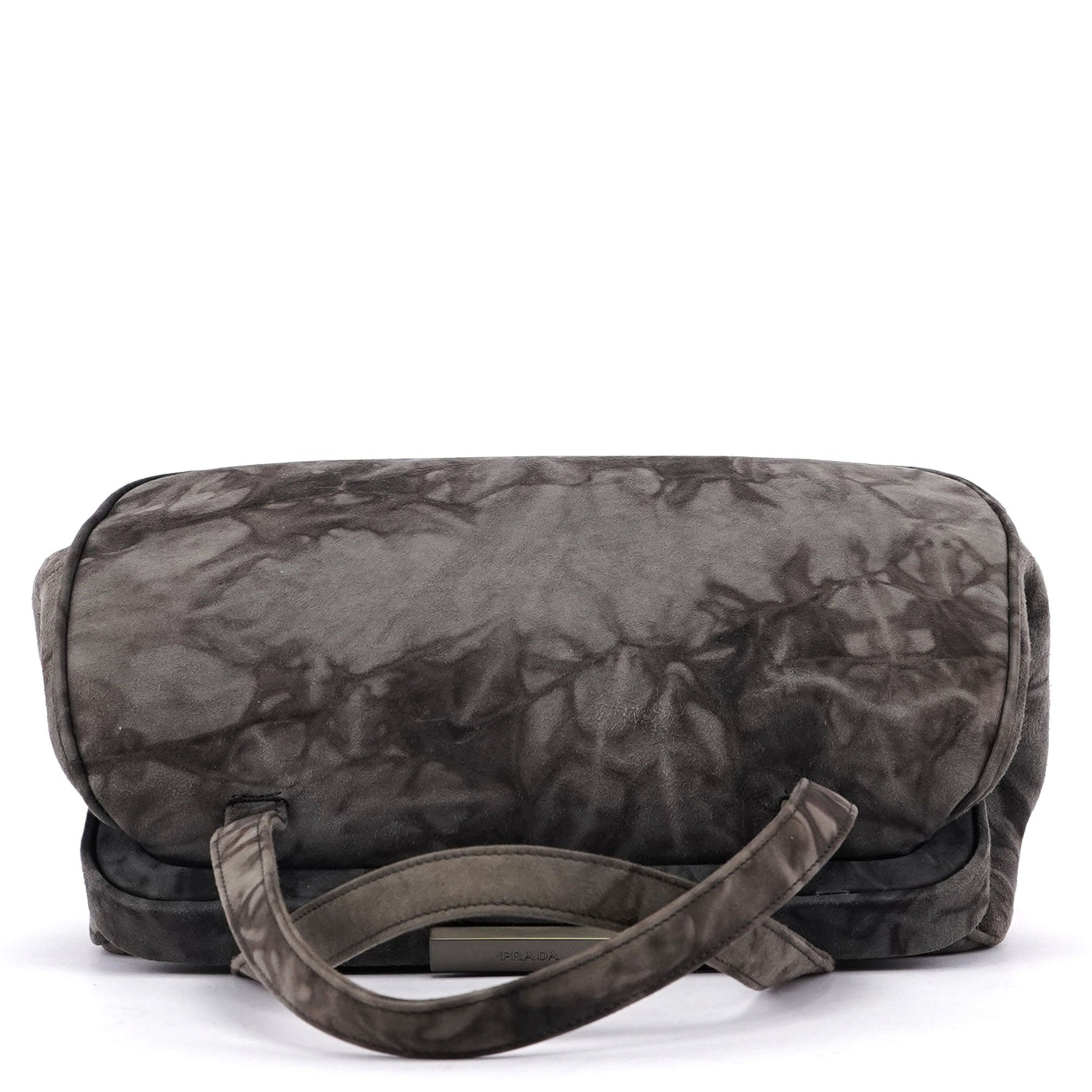 Grey Tie Dye Clutch Top Handle Bag - Product Image 4