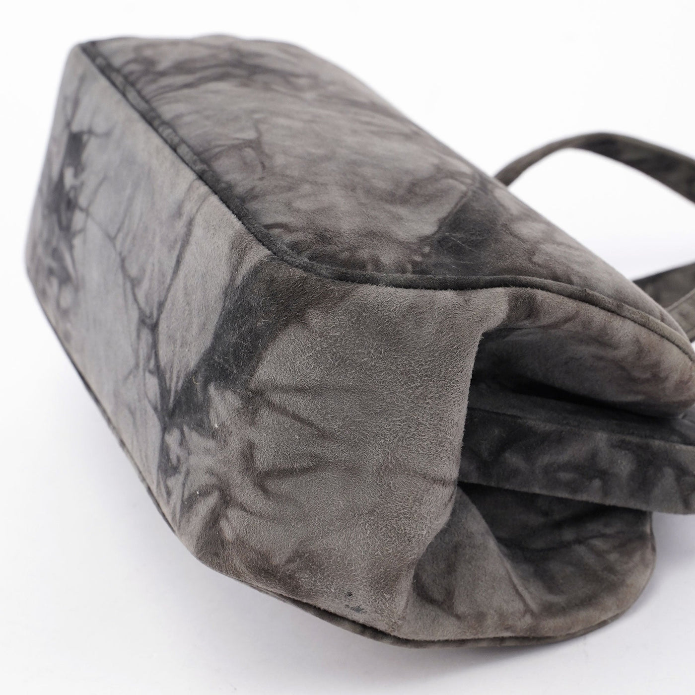 Grey Tie Dye Clutch Top Handle Bag - Product Image 7