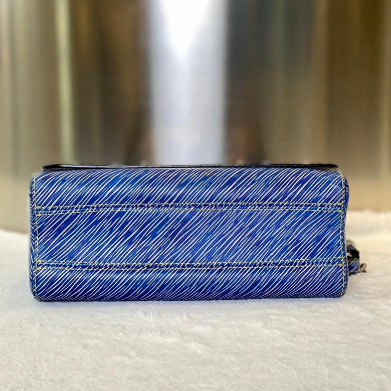 Louis Vuitton LV Twist Crossbody in Blue Leather