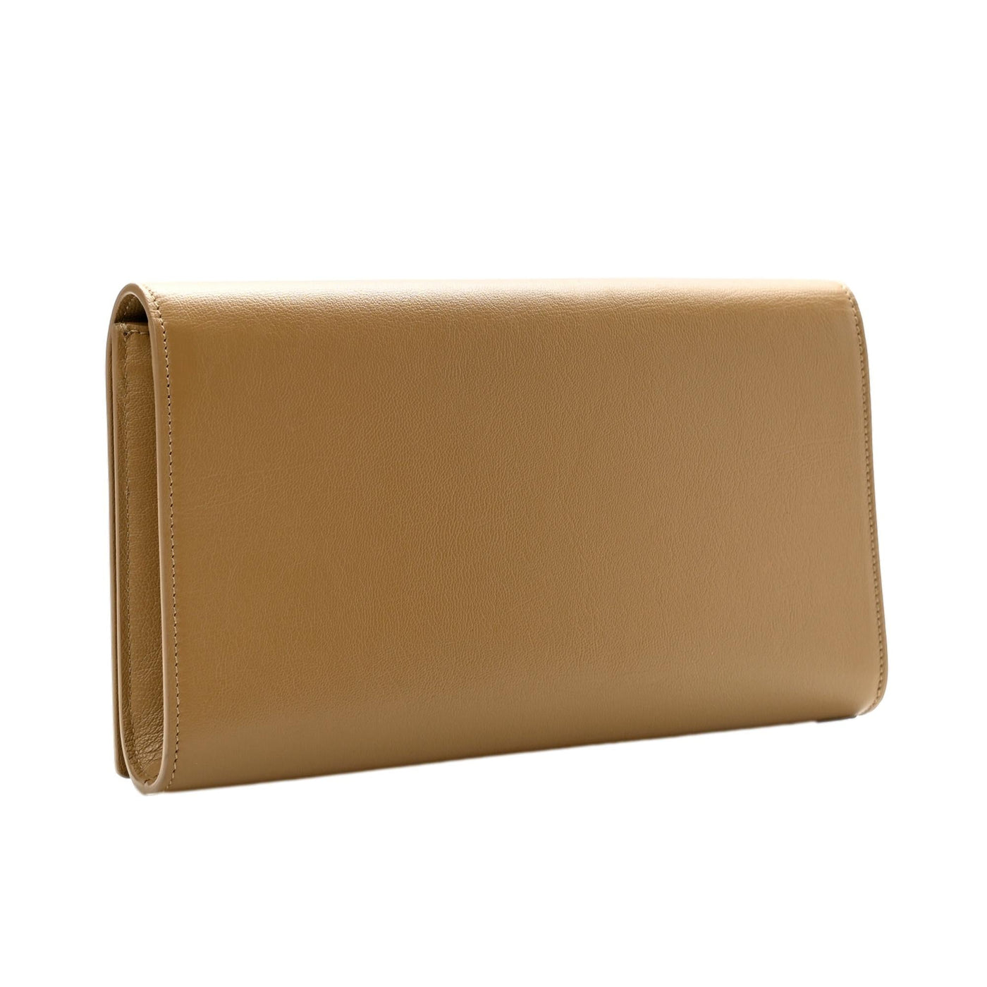 Saint Laurent YSL Belle de Jour Beige Leather Large Clutch Bag - Product Image 3