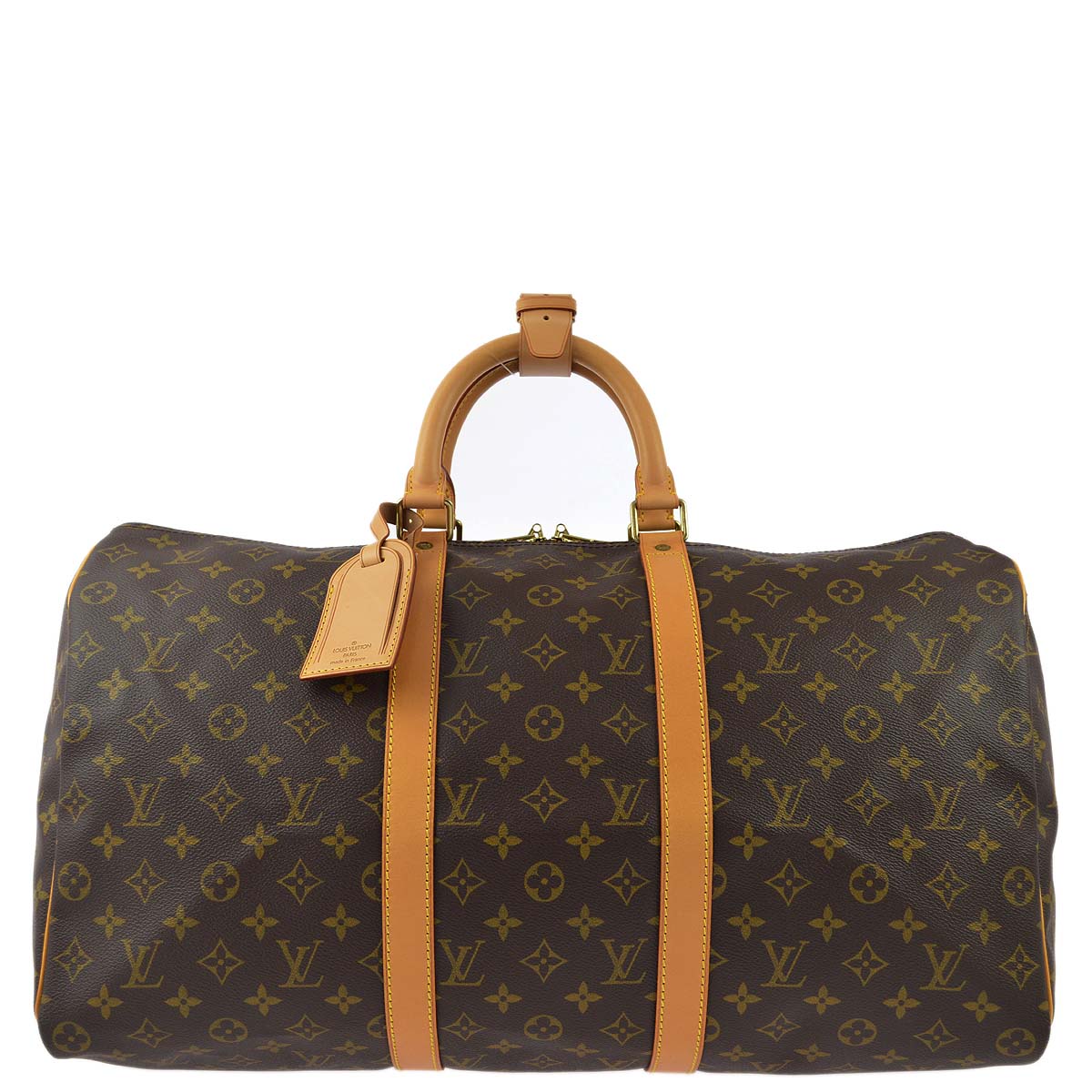 Louis Vuitton Monogram Keepall 50 Duffle Travel Handbag