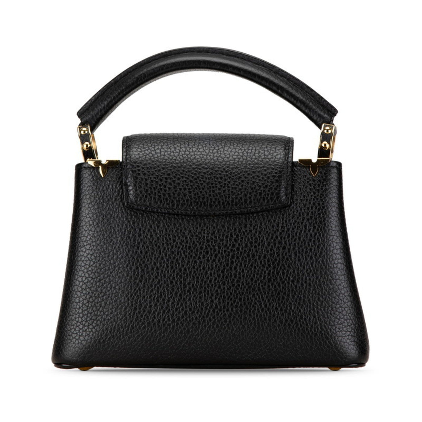 Louis Vuitton Noir Leather Handbag Shoulder Bag