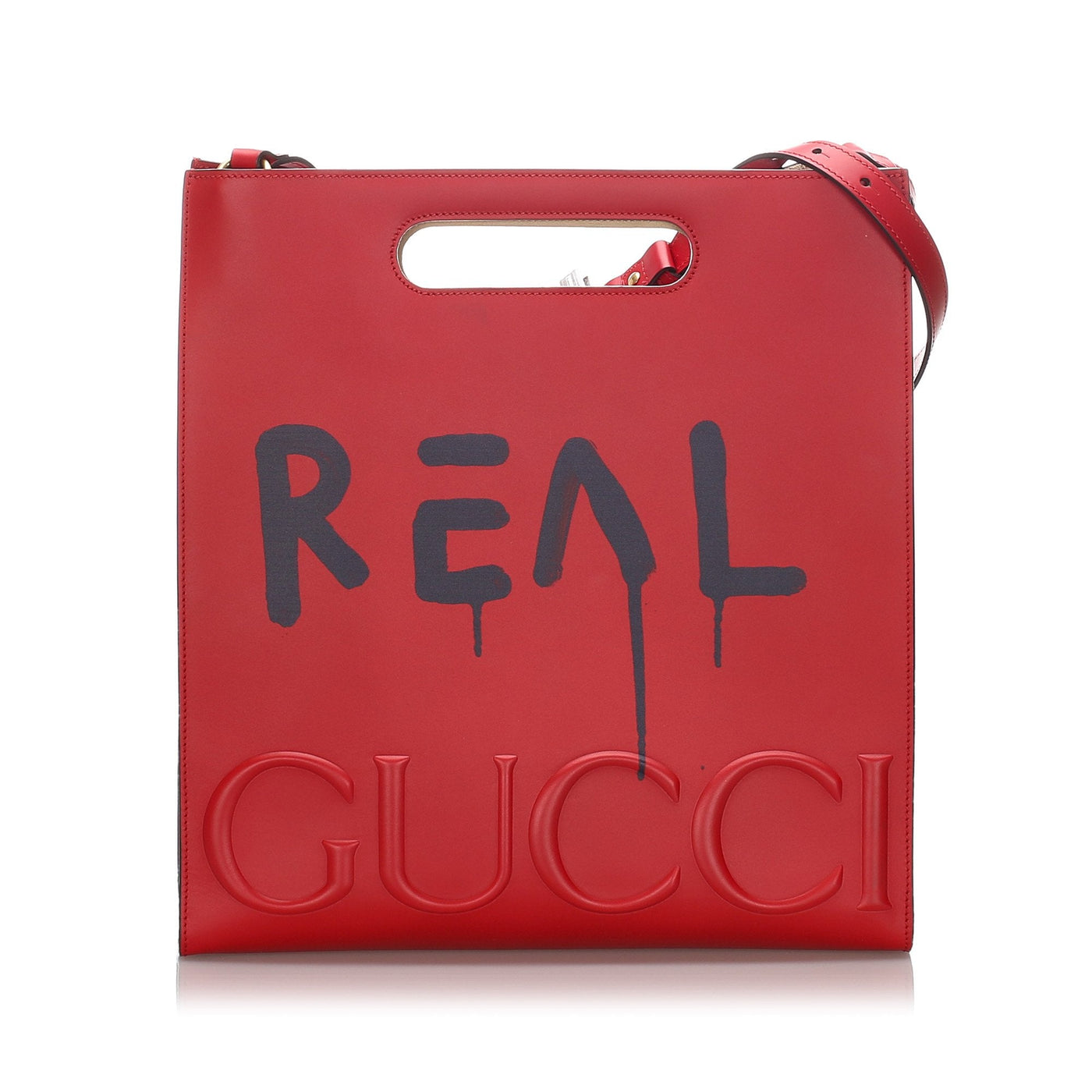 Gucci Red Calf Leather GucciGhost Tote Italy | Studio Nafay