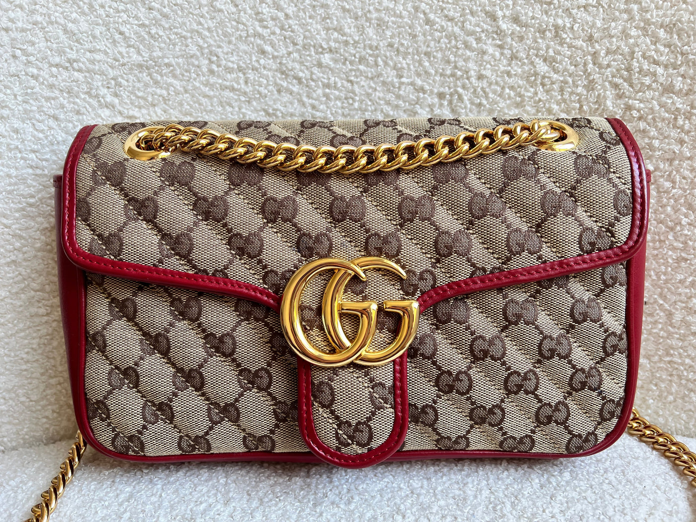 Gucci GG Beige Marmont Small Shoulder Bag (RRP £1,570) - Product Image 4