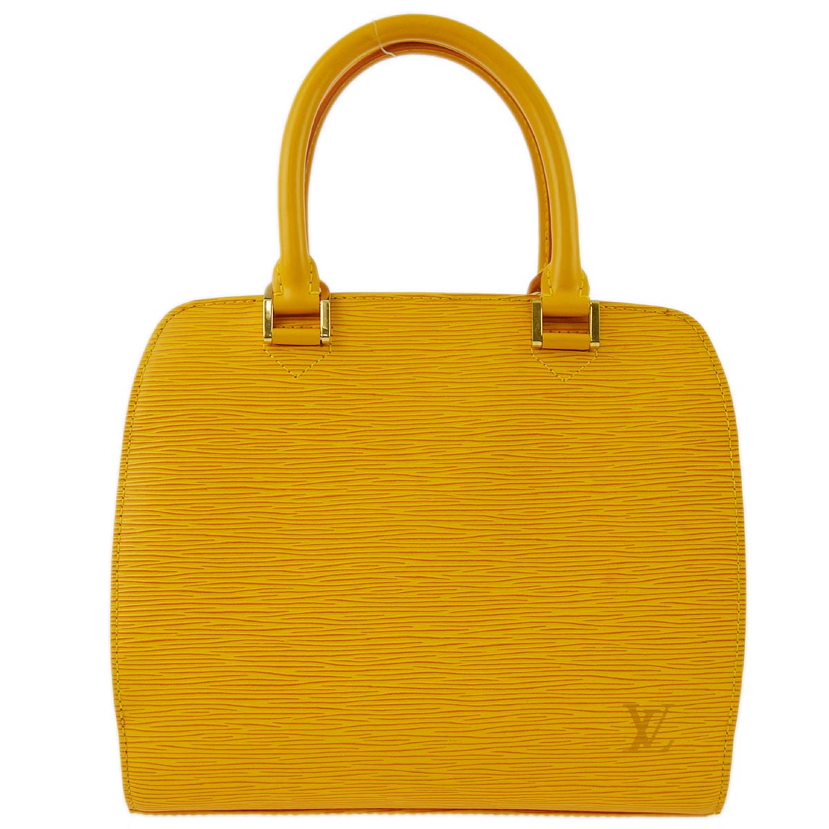 Louis Vuitton Yellow Epi Pont Neuf Handbag