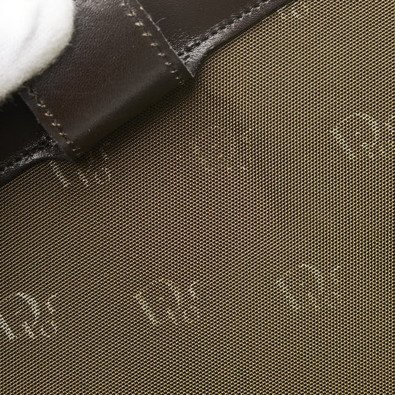 Dior Nylon Leather Clutch Bag