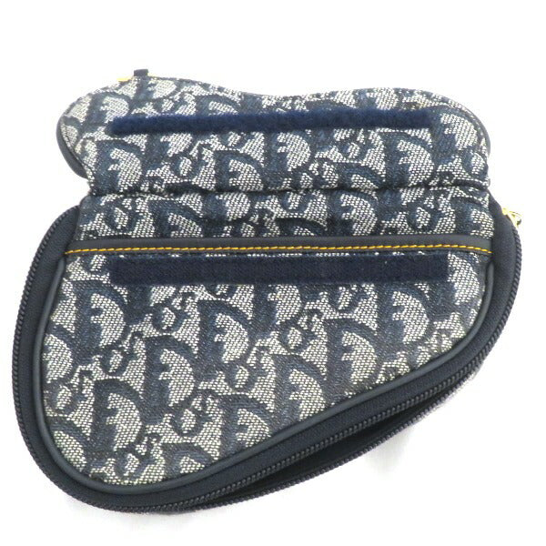 Dior Saddle Pouch Canvas Clutch