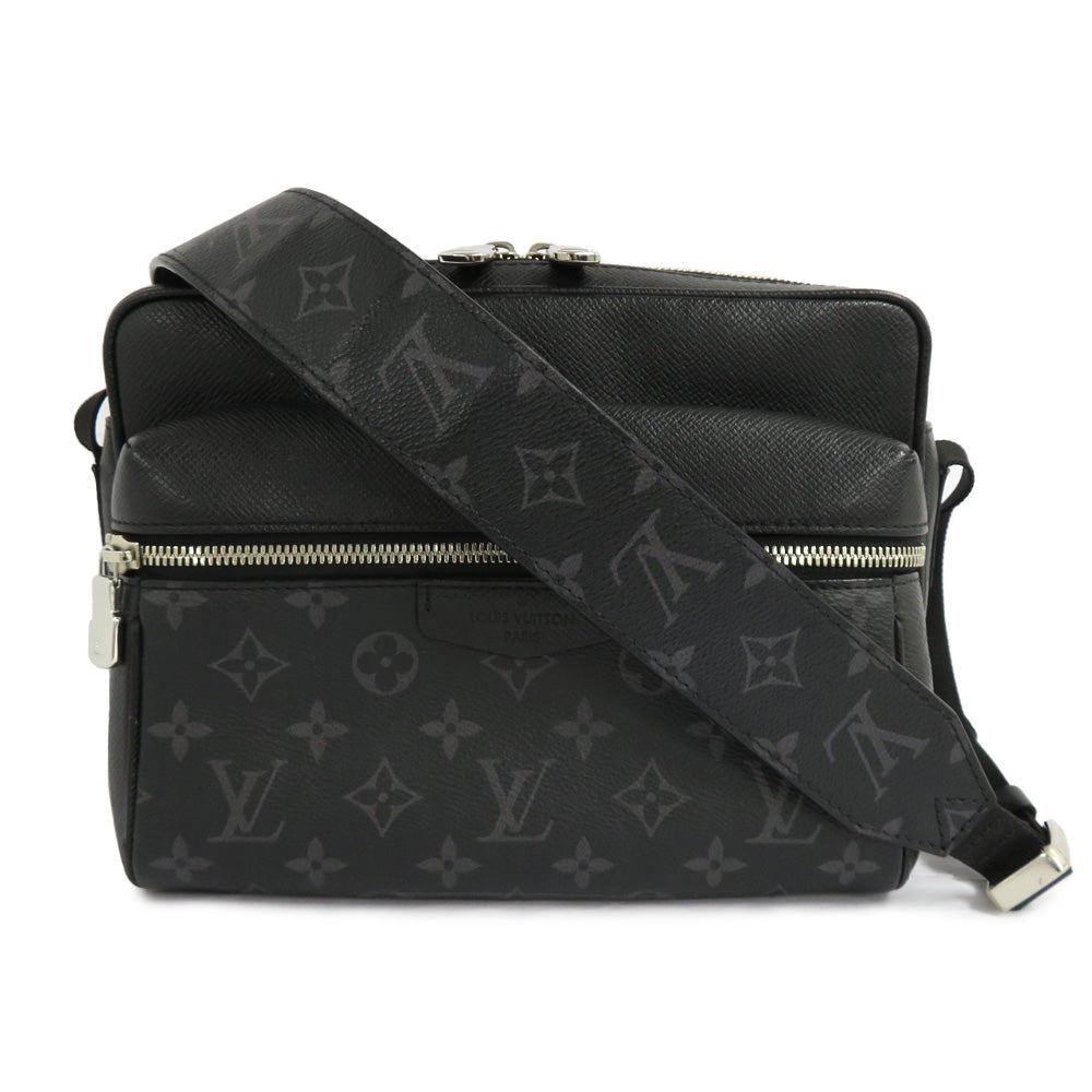 Louis Vuitton Messenger Monogram Tigger Shoulder Bag Noir Black Silver G Leather