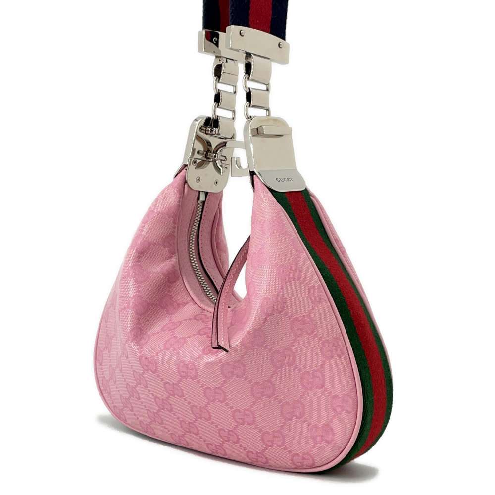 GUCCI Attaché Shoulder Bag Pink699409 PVC Canvas - Product Image 3