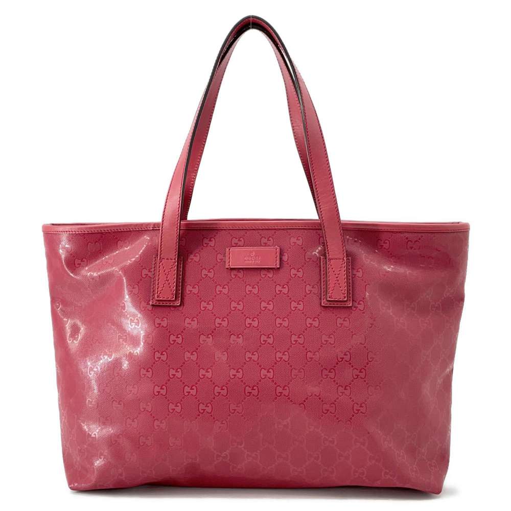 GUCCI GG Imprime Tote Bag Red211137 PVC Leather | Studio Nafay