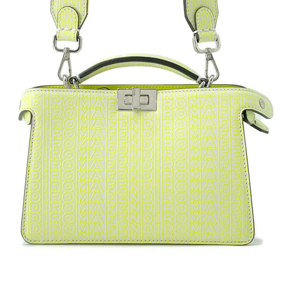 FENDI Peekaboo I.C.U. X-Cross Yellow7VA582 Leather Size Mini | Studio Nafay