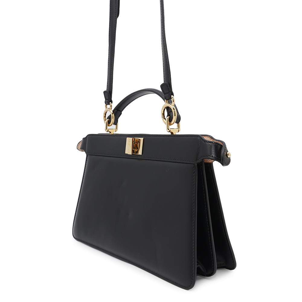 FENDI Peekaboo Iseeu East West 2way Bag Black8BN323 Leather - Product Image 2