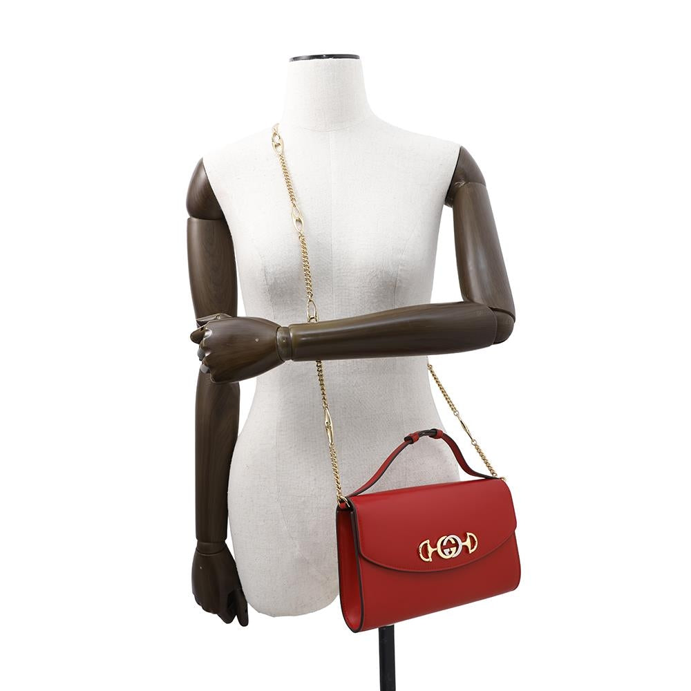 GUCCI Zumi ChainShoulder Red572375 Leather - Product Image 4