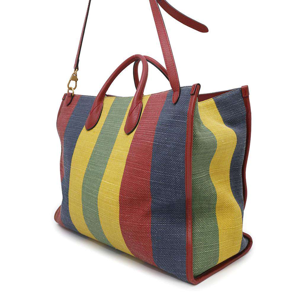 GUCCI Baiadera 2WAYBag Multicolor630358 Canvas Leather - Product Image 2