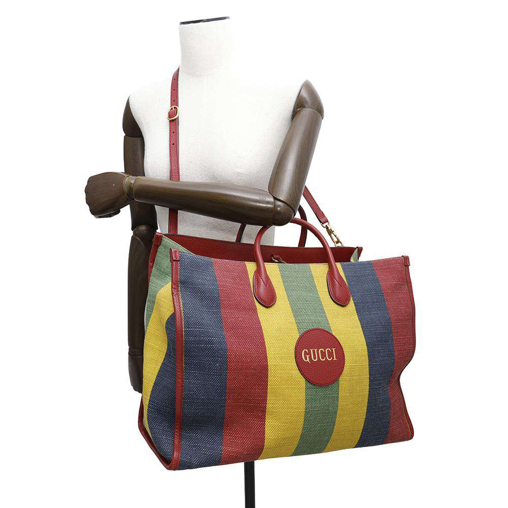 GUCCI Baiadera 2WAYBag Multicolor630358 Canvas Leather - Product Image 4