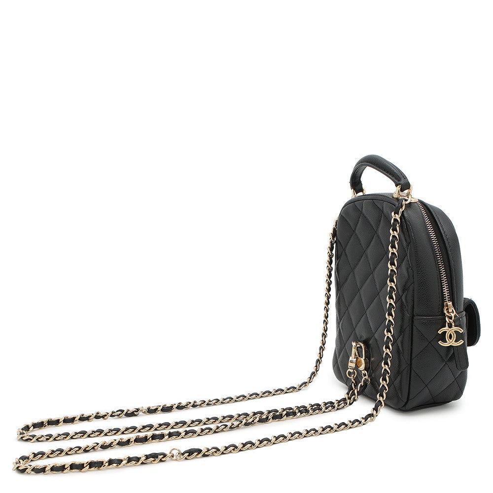 CHANEL Matelasse Timeless Classics Mini Backpack BlackAP3753 Caviar Leather - Product Image 2