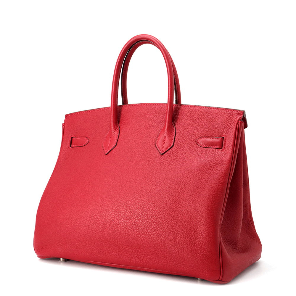 HERMES Birkin Rouge Casaque Taurillon Clemence Size 35 - Product Image 2