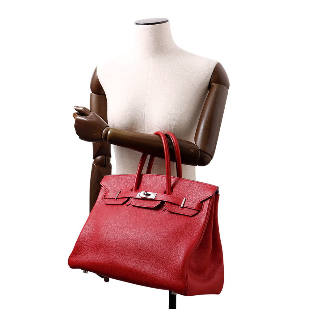 HERMES Birkin Rouge Casaque Taurillon Clemence Size 35 - Product Image 4