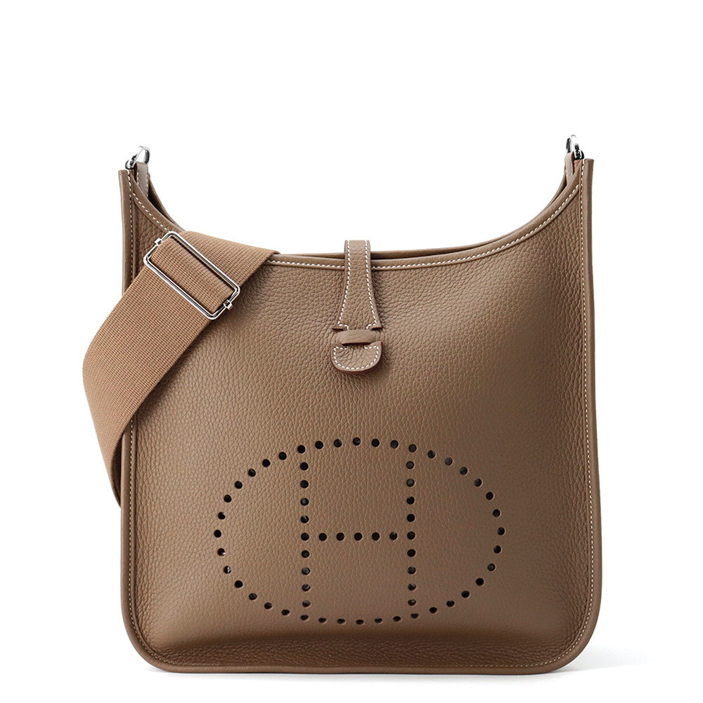HERMES Evelyne3 Etoupe Taurillon Clemence Size PM | Studio Nafay