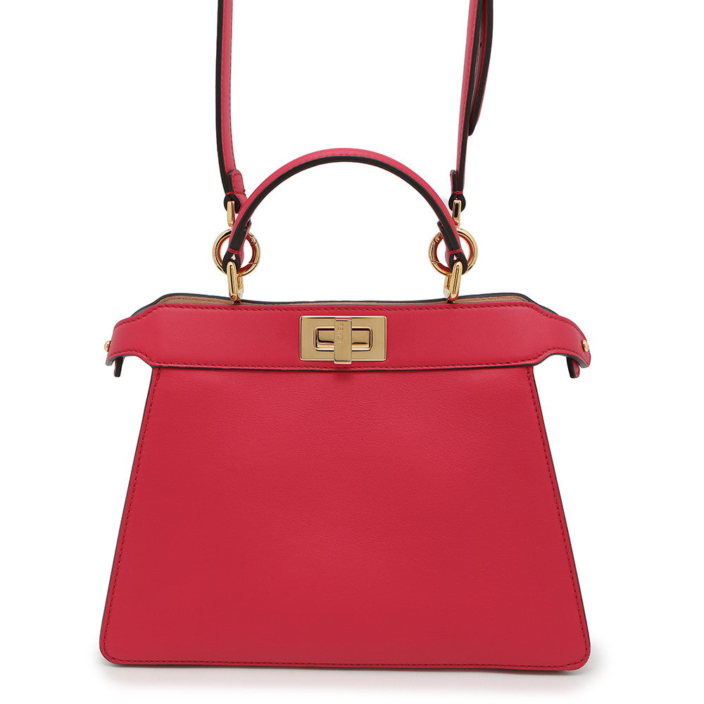 FENDI Peekaboo I see you Pink8BN327 Leather Size Small | Studio Nafay
