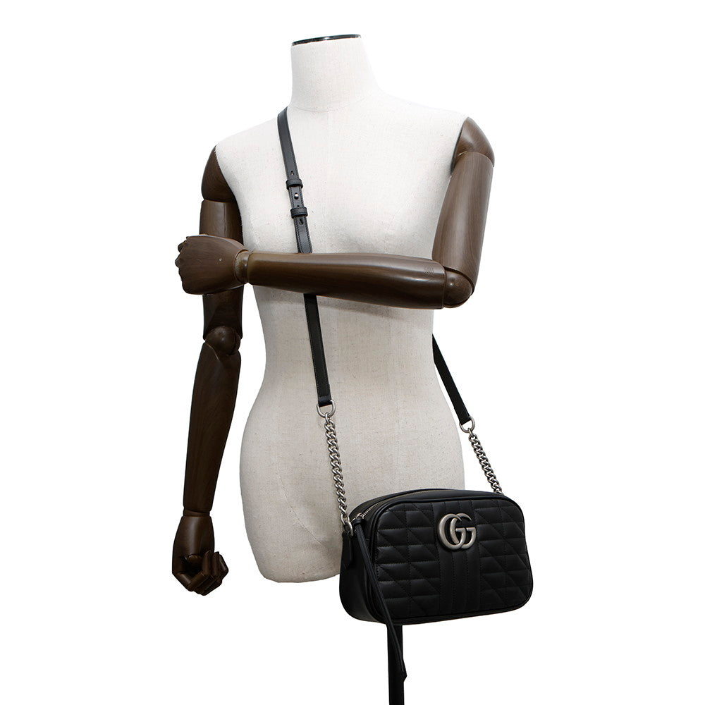 GUCCI GG Marmont Shoulder Bag Black447632 Leather - Product Image 4