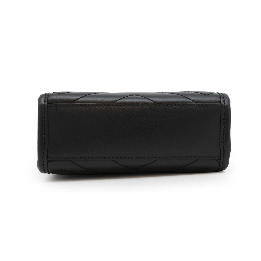GUCCI GG Marmont Quilted Mini 2WAYHandbag Black696123 Leather - Product Image 3