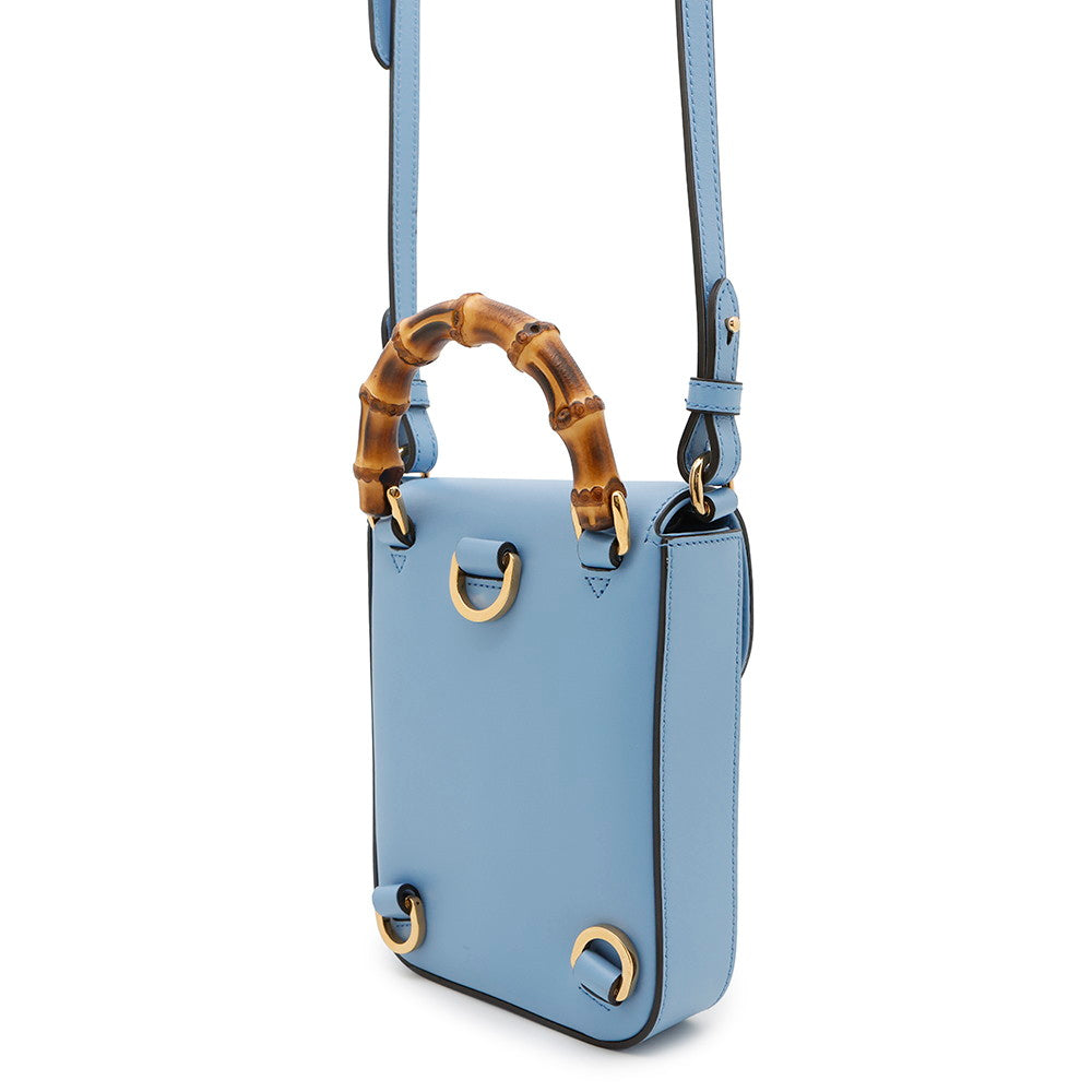 GUCCI 3WAYShoulder Bag Light Blue702106 Bamboo Leather - Product Image 2