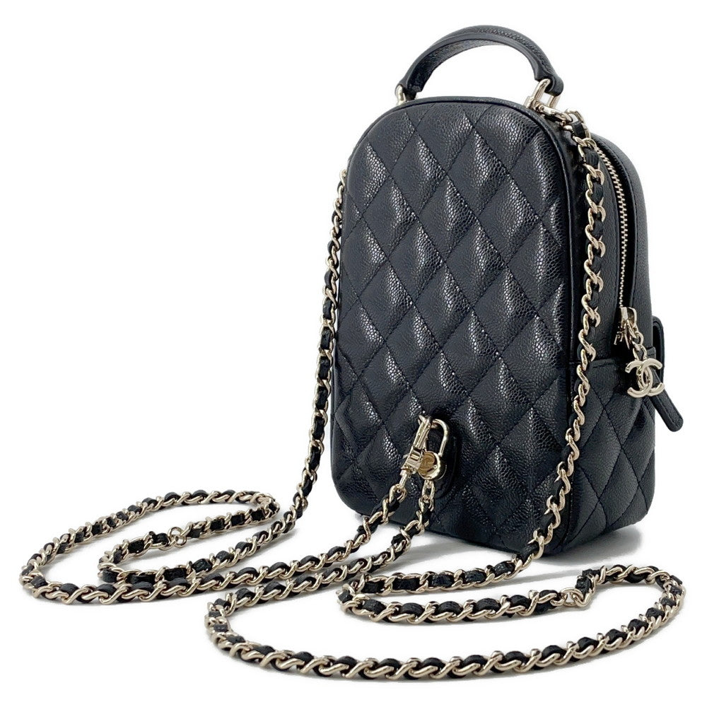 CHANEL Matelasse Timeless Classics Backpack BlackAP3753 Caviar Leather Size Mini - Product Image 2