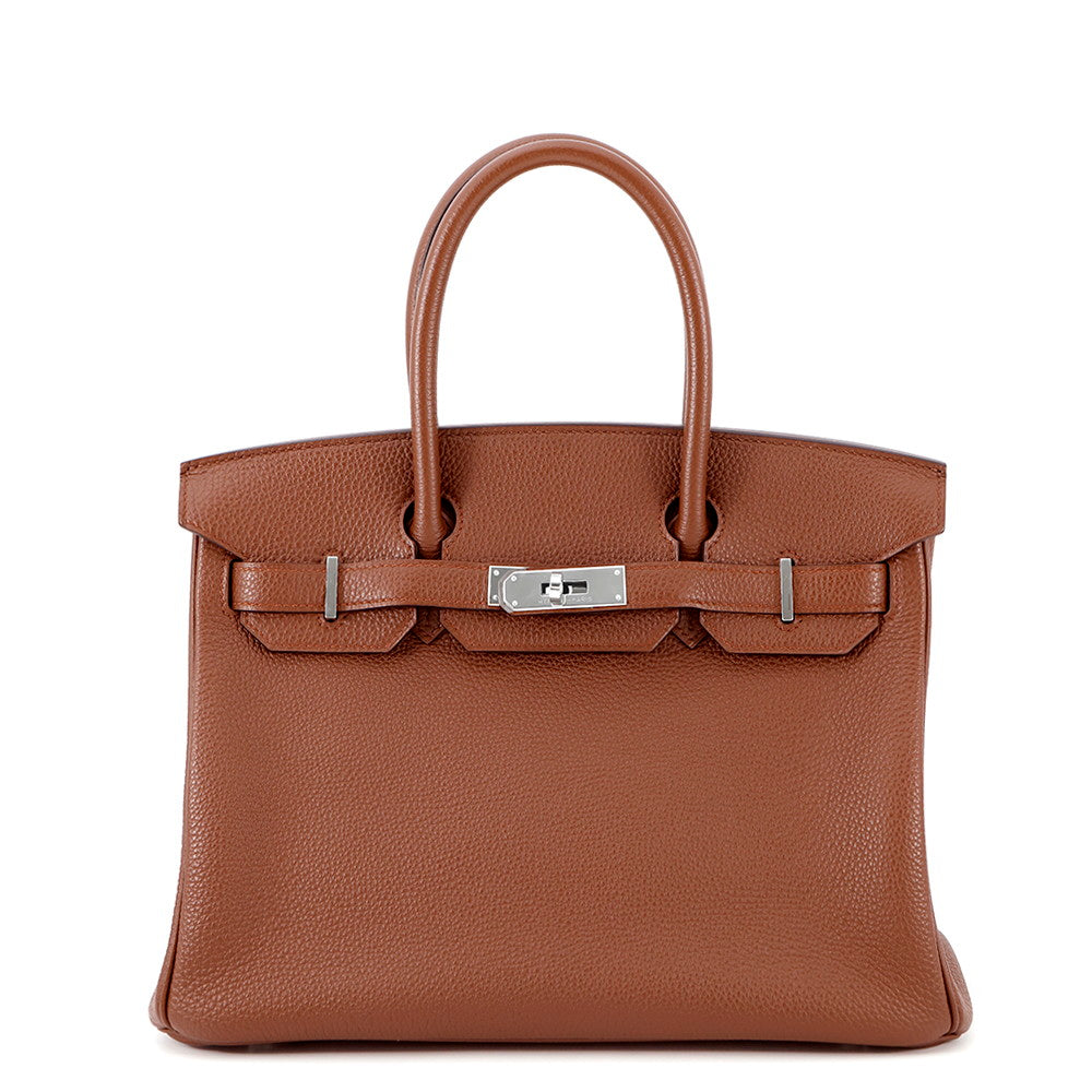 HERMES Birkin Sienne Togo Leather Size 30 | Studio Nafay