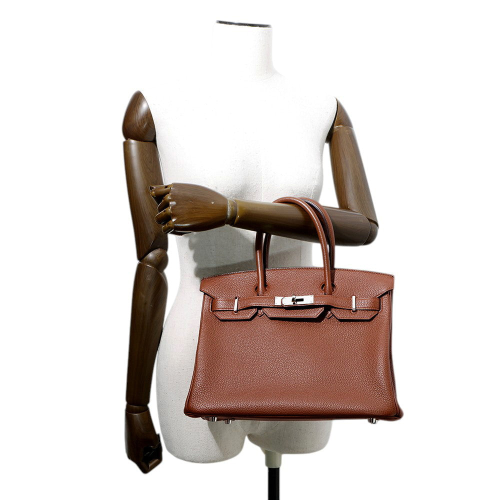 HERMES Birkin Sienne Togo Leather Size 30 - Product Image 4