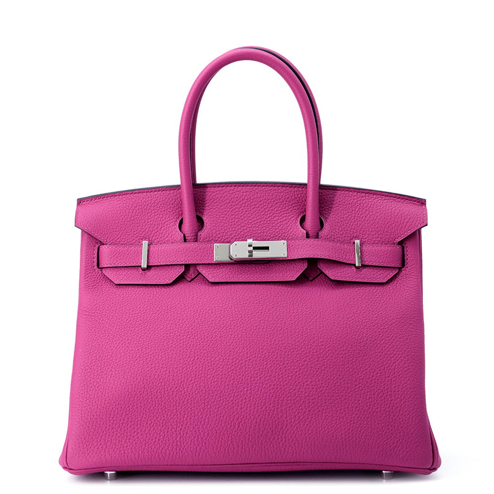HERMES Birkin Rose Purple Togo Leather Size 30 | Studio Nafay