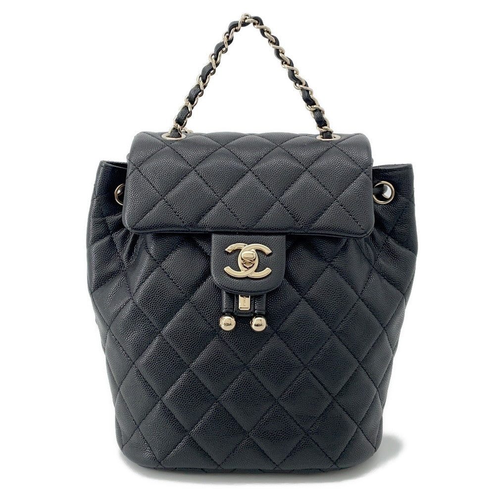 CHANEL Matelasse ChainBackpack BlackAS4058 Caviar Leather | Studio Nafay
