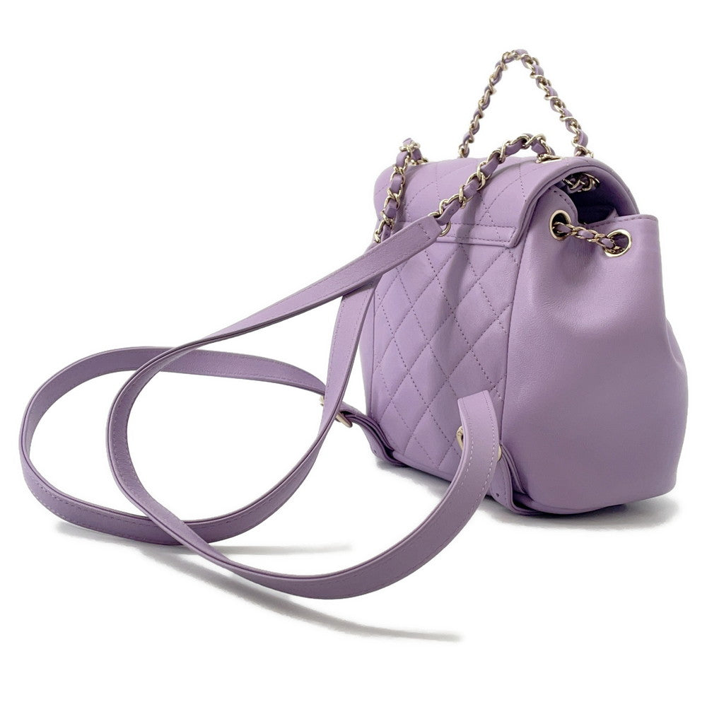 CHANEL Matelasse SmallBackpack LavenderPurpleAS2908 Calf Leather - Product Image 2