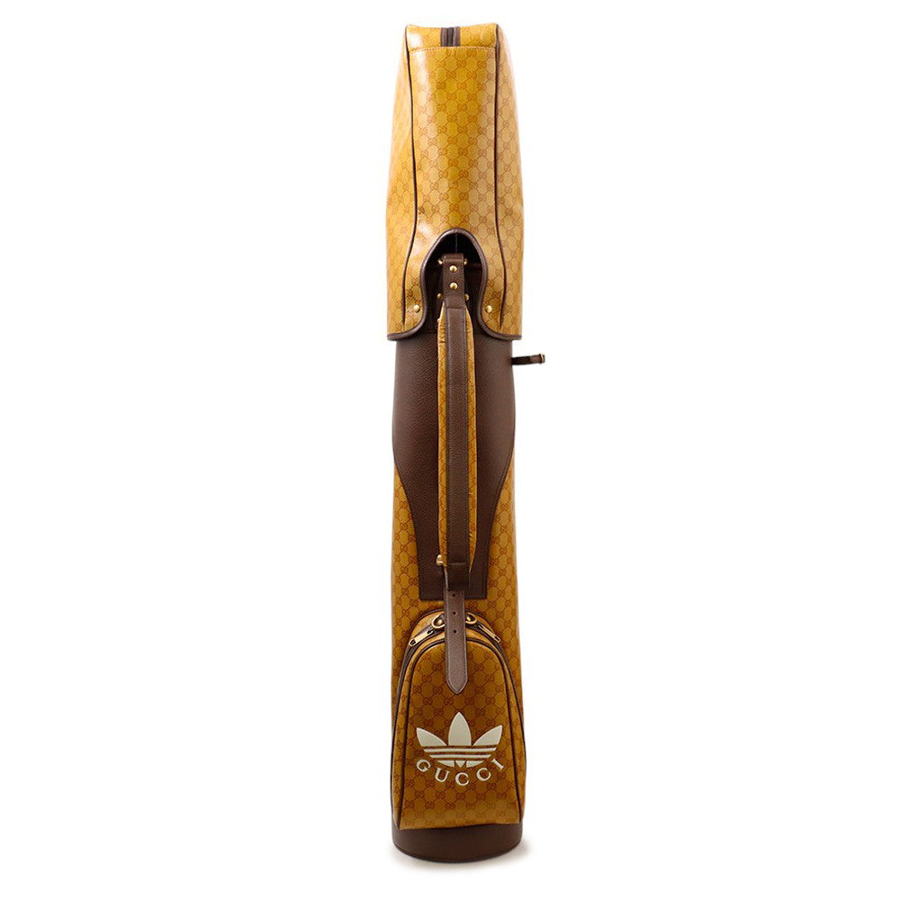 GUCCI Adidas collaboration GG Crystal golf bag Camel/Brown706711 Leather | Studio Nafay