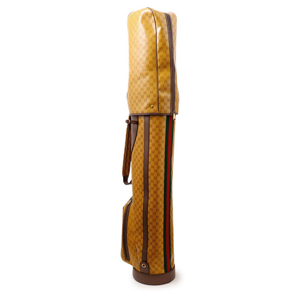 GUCCI Adidas collaboration GG Crystal golf bag Camel/Brown706711 Leather - Product Image 2