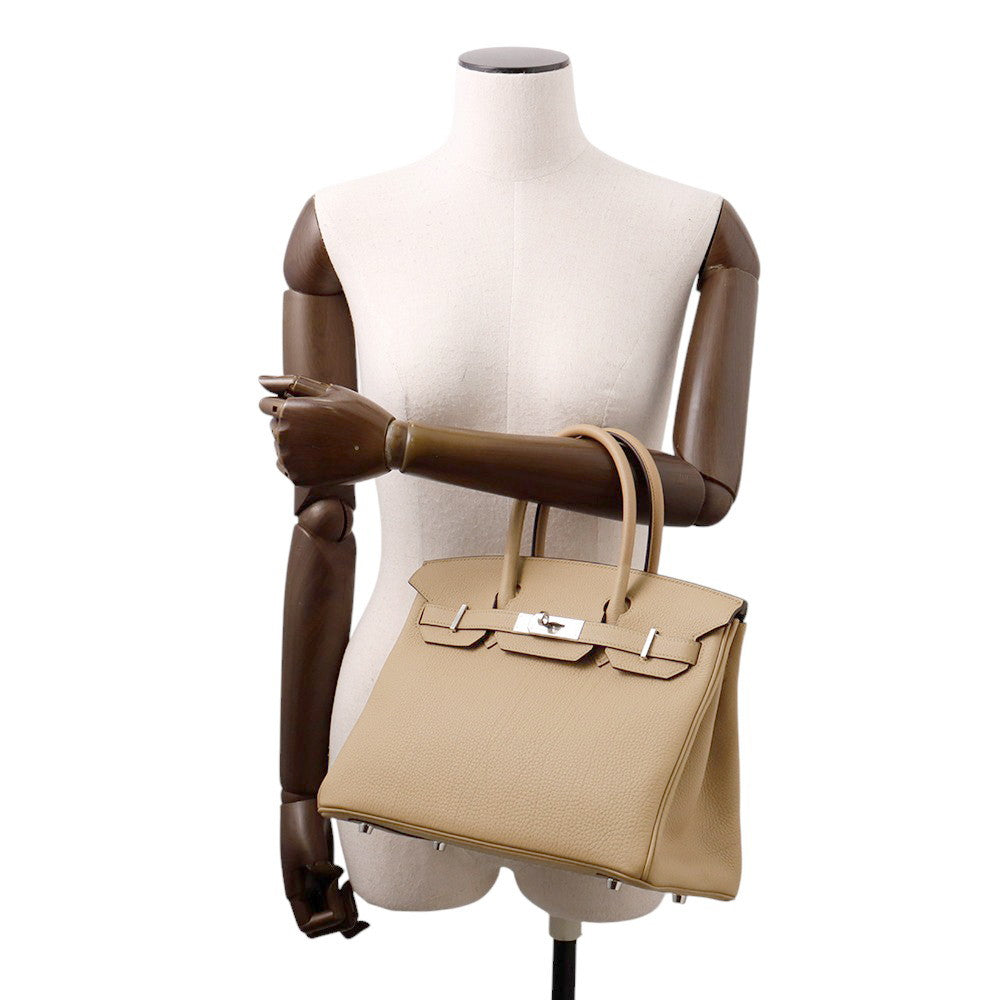 HERMES Birkin Poussiere Togo Leather Size 30 - Product Image 4